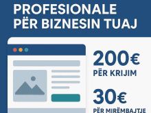 Faqe Website profesionale për biznese