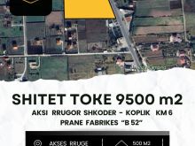 Shitet toke Shkoder - Koplik KM 6 