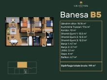 Shitet banesa 119 m2 kati 6 te Gjilani Park
