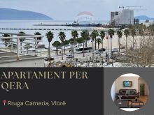 Apartament 2+1 për Qira – Lungomare, Vlorë