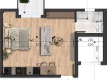 SHITET GARSONIERE 44 M2 MALI ROBIT DURRES 52.800 EURO FH-661