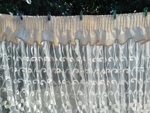 OKAZION Perde Tyli e qendisur  4,5m x 2,60m
