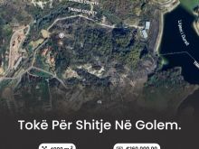 Tokë për Shitje në Golem.