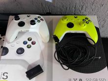 Shes XBOX S 512 GB SSD dhe HP curved Monitor 32”