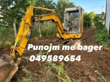 Punojm me bager qelum kanalla, temela prishum shpija