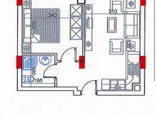 Apartament 1+1 per shitje! 📍Gjiri i Lalzit •78’000€