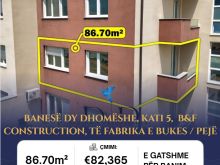 🏢 𝐁𝐀𝐍𝐄𝐒𝐄̈ 𝟐+𝟏 𝐄 𝐆𝐀𝐓𝐒𝐇𝐌𝐄 𝐏𝐄̈𝐑 𝐁𝐀𝐍𝐈𝐌 – 𝐁&𝐅 𝐂𝐎𝐍𝐒𝐓𝐑𝐔𝐂𝐓𝐈𝐎𝐍, 𝐏𝐄𝐉𝐄̈ | 𝟖𝟔.𝟕𝟎𝐦²