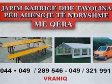 Tavolina Shatorra me (Qëra) Vraniq-Suharek