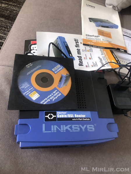 Linksys EtherFast Cable/DSL Router with 4-P
