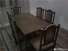 Tavoline komplet me 6 karrige