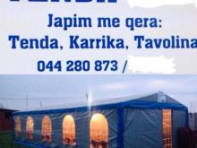 SHATORA  KARRIKA TENDA DHE TAVOLINA ME QERA 044280873