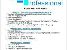 Konsulenca dhe sherbime Juridike \"PROFESSIONAL\"