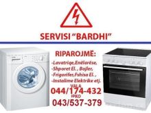 Servis per lavatriqe, enëlarëse, shporet el....