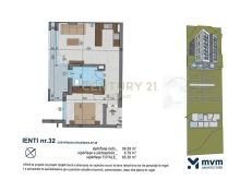 ISH FUSHA E AVIACIONIT, SHESIM APARTAMENT 1+1+POST PARKIMI