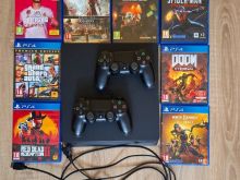 Ps4 slim 1tb me 2 kontrollus dhe 9lojra( cmimi diskutushem)