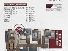 Shitet Banesa 108m2 London Residence Gjilan