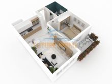 Shitet, Apartament 1+1, Sauk.  0698046024