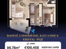 BANESË 2+1 NË SHITJE , KRISTAL – PEJË