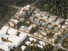 Shitet apartament 2+1 + verandë në Dhërmi, Square Village 📍