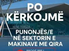 Kerkohet punonjes/e ne sektorin e makinave me qera Tirane