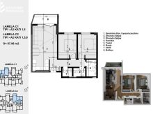 Shitet Banesa 87.96 m2 C2 Kati 5 ne Boulevard Residences