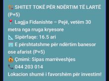 🏗️ SHITET TOKË PËR NDËRTIM TË LARTË (P+5)📍Fidanishte