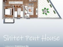 Penthouse 96m² + 40m² Tarracë në Prishtinë të Re