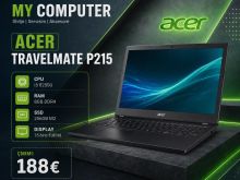 ACER TravelMate P215 i5 Generata8 / 256SSD / 8GB DDR4