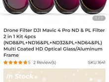 DJI Mavic 4 Pro - ND Filters K&F Concept