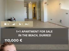 +355696904279 1+1 Apartment For Sale in the Beach, Durres!
