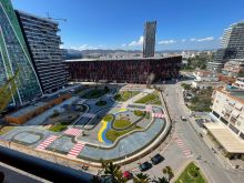 Jepet me Qera Apartament 2+1 perballe stadiumit air albania