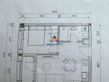 SHITET APARTAMENT 1+1+BALLKON \"REZIDENCA KADIU,ALI DEM\"77280