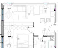 🔑 Apartament 1+1 për shitje – Rezidenca Kodra e Diellit 2 (