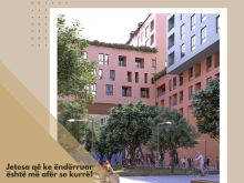 shitet apartament 2+1+Ballkon Kati 3, 108 m²