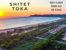 Shiten 2000 m2 toke ne Gjirin e Lalzit, Durres