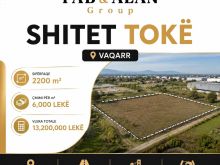 Shitet 2200 m2 Toke ne Vaqarr