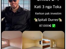 SHITET 2+1 me Ballkon OKAZION🔥 87.000€ 📍Spitali Durres