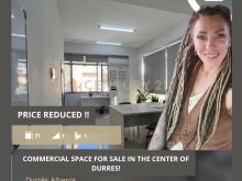 COMMERCIAL SPACE FOR SALE IN THE CENTER OF DURRES!