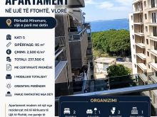 🏠 OKAZION – SHITET APARTAMENT 2+1+2 NË UJË TË FTOHTË, VLORË