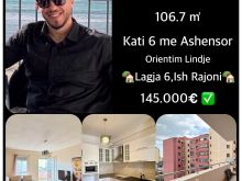 SHITET 2+1+2 me Ballkon  📍Ish Rajoni Lagja 6  • 145.000€ ✅