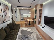 APARTAMENT LUKSOZ 1+1 ME QIRA TE REZIDENCA GOLDEN TOWER, MIN