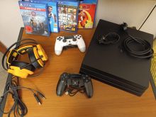 PS4 Pro 1TB (Paketë Full) – I ri akull nga Gjermania