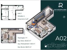 SHITET APARTAMENT 1+1 \"KOMPLEKSI RIVER PARK\" CMIMI I DISKUTU