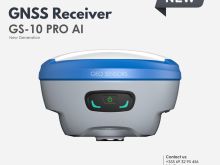 GS-10 Pro AI GPS Profesional për Matje Topografike