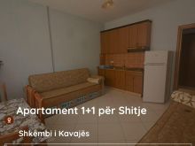 Shitet apartament 1+1 në zonën e Shkëmbit të Kavajës,