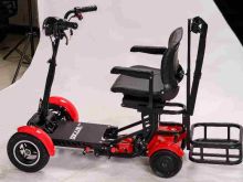 Red 800w 36v Folding Four Wheel Electric