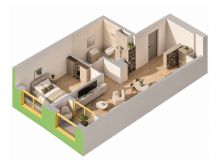 APARTAMENT 1+1 NE SHITJE, NAYA RESIDENCE