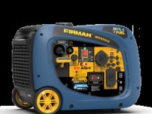 FIRMAN Dual Fuel Inverter Portable Generator – 4125W Electric Start with CO ALERT